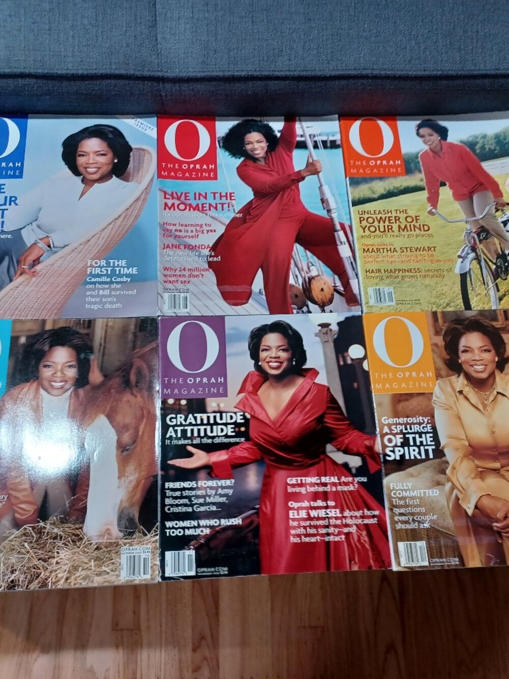 1st Oprah Winfrey O Magazine Lot Premier Issue + FIRST issues 2000 Y2K Collector